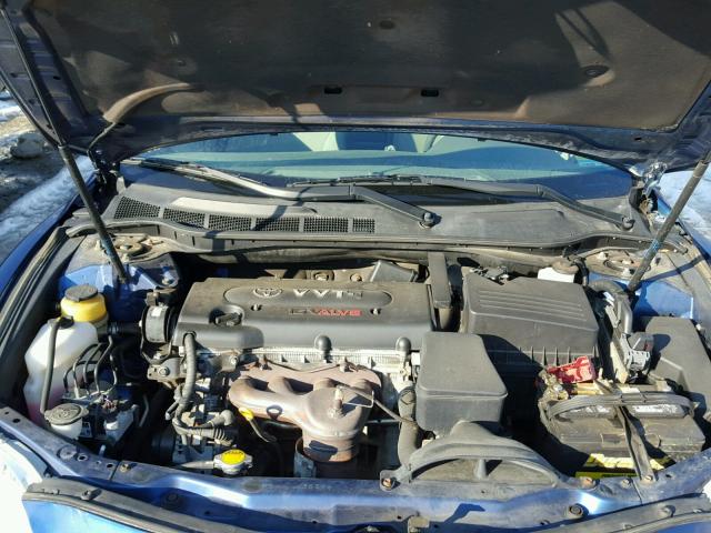 4T1BE46K57U145320 - 2007 TOYOTA CAMRY NEW BLUE photo 7