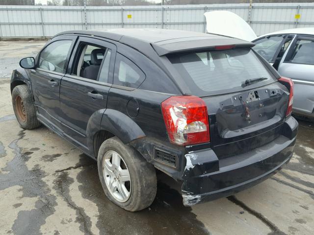 1B3HB48B17D154537 - 2007 DODGE CALIBER SX BLACK photo 3