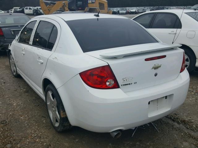 1G1AT58H697265988 - 2009 CHEVROLET COBALT LT WHITE photo 3