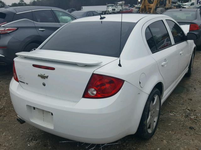 1G1AT58H697265988 - 2009 CHEVROLET COBALT LT WHITE photo 4