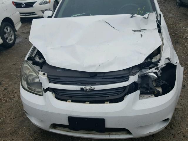 1G1AT58H697265988 - 2009 CHEVROLET COBALT LT WHITE photo 7