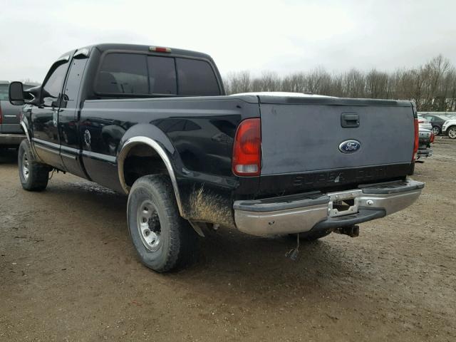 1FTNX21FXXEE21446 - 1999 FORD F250 SUPER BLACK photo 3