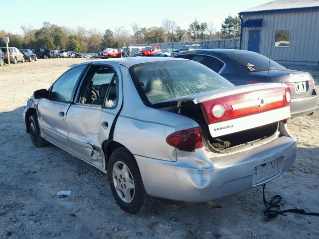 1G1JC52F537181885 - 2003 CHEVROLET CAVALIER SILVER photo 3