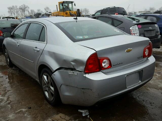 1G1ZC5EB7AF244581 - 2010 CHEVROLET MALIBU 1LT 银色 照片 3