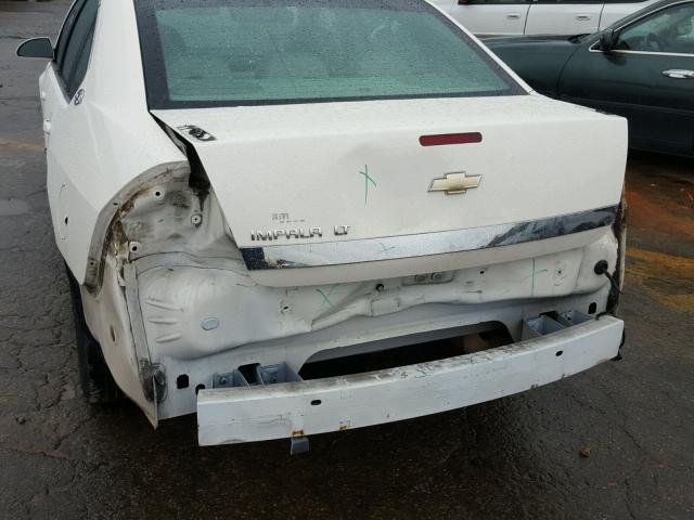 2G1WT57N091191235 - 2009 CHEVROLET IMPALA 1LT WHITE photo 9