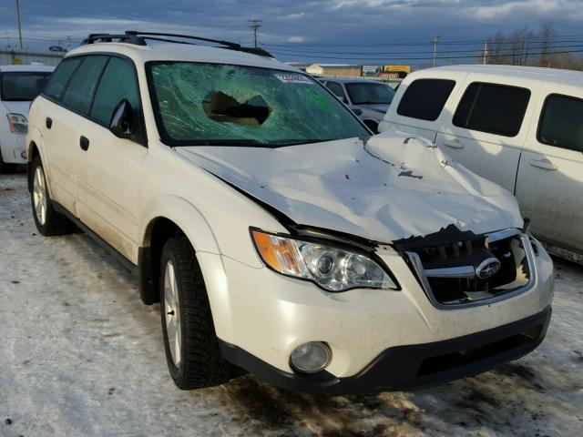 4S4BP61C597331575 - 2009 SUBARU OUTBACK 2. WHITE photo 1