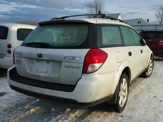 4S4BP61C597331575 - 2009 SUBARU OUTBACK 2. WHITE photo 4