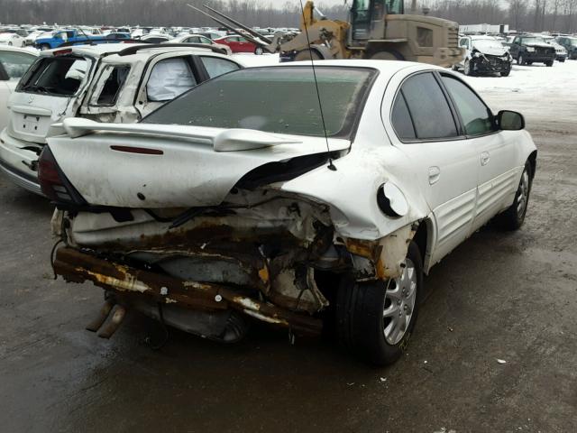 1G2NE52T3XC564394 - 1999 PONTIAC GRAND AM S WHITE photo 4