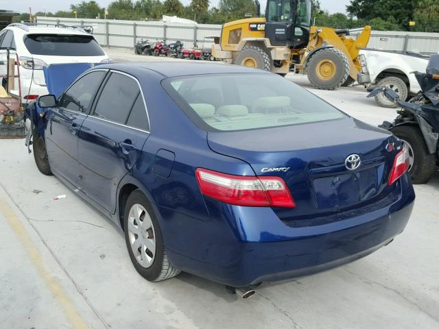 4T1BK46K47U006451 - 2007 TOYOTA CAMRY NEW BLUE photo 3