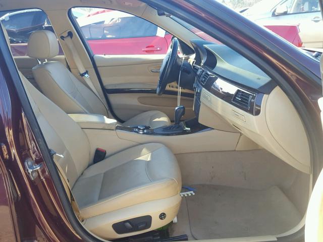 WBAPH73579A174689 - 2009 BMW 328 I MAROON photo 5