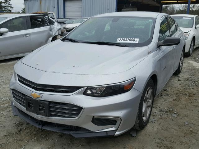 1G1ZB5ST2GF170558 - 2016 CHEVROLET MALIBU LS SILVER photo 2