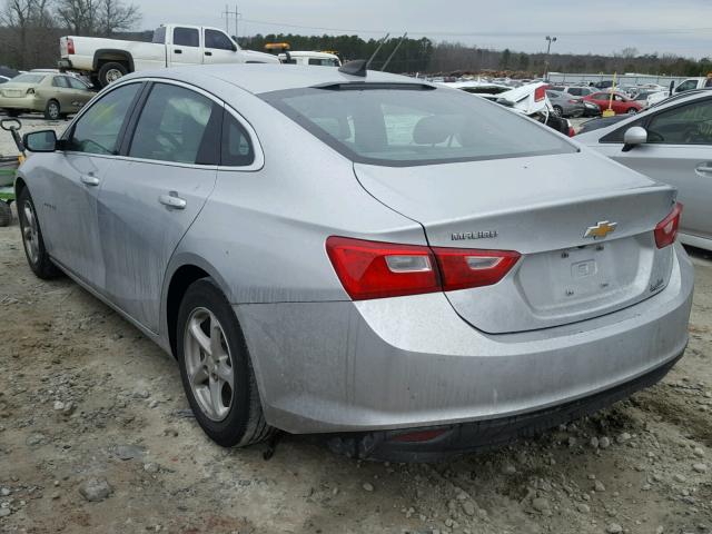 1G1ZB5ST2GF170558 - 2016 CHEVROLET MALIBU LS SILVER photo 3