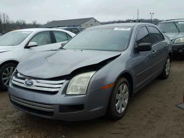 3FAHP06Z27R145531 - 2007 FORD FUSION S SILVER photo 2