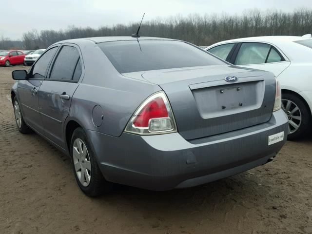 3FAHP06Z27R145531 - 2007 FORD FUSION S SILVER photo 3