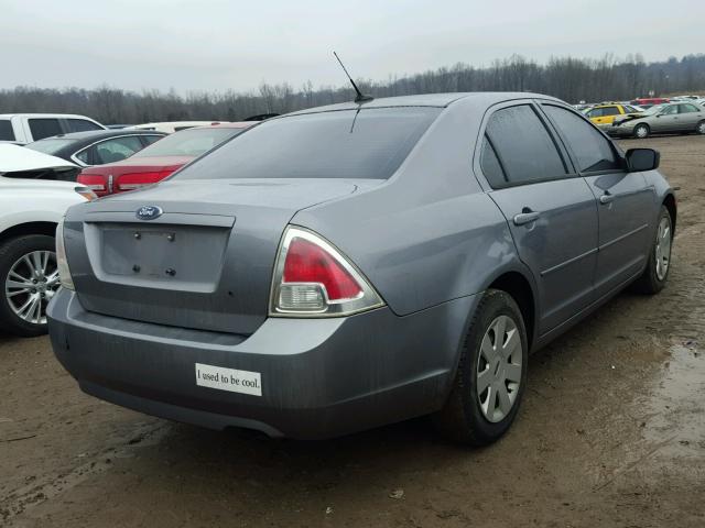 3FAHP06Z27R145531 - 2007 FORD FUSION S SILVER photo 4