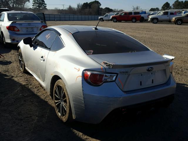 JF1ZCAC17E9606543 - 2014 SUBARU BRZ 2.0 LI SILVER photo 3