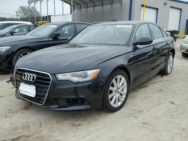 WAUFGAFC2EN092362 - 2014 AUDI A6 PREMIUM BLACK photo 2