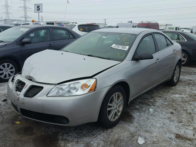 1G2ZG558364121271 - 2006 PONTIAC G6 SE1 SILVER photo 2