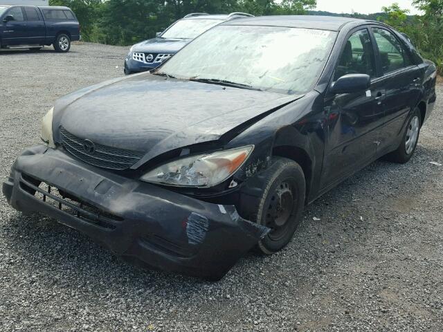 4T1BE32K44U293826 - 2004 TOYOTA CAMRY LE BLACK photo 2