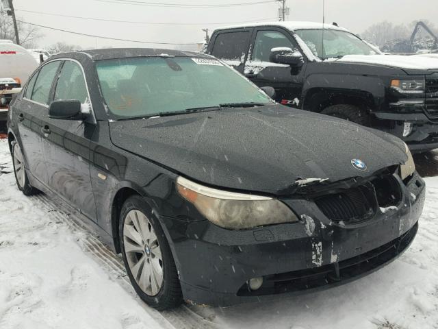 WBANA53575B864298 - 2005 BMW 525 I BLACK photo 1