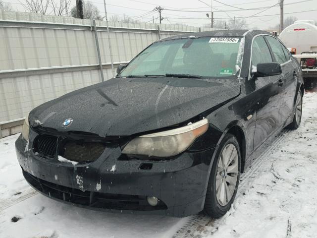 WBANA53575B864298 - 2005 BMW 525 I BLACK photo 2