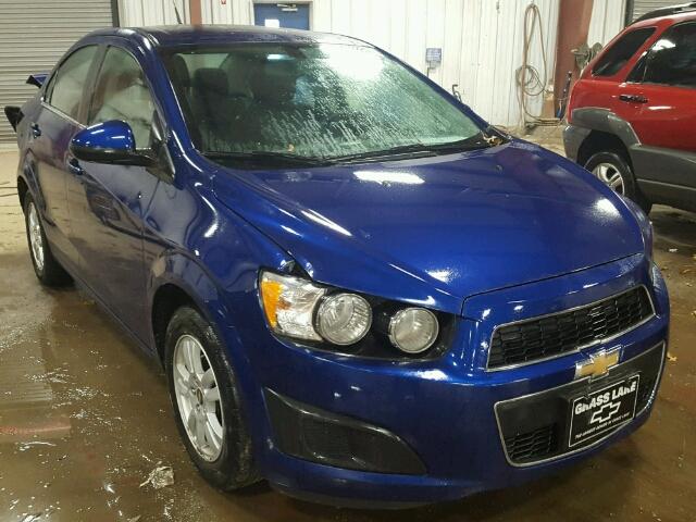 1G1JC5SG0E4187106 - 2014 CHEVROLET SONIC LT BLUE photo 1