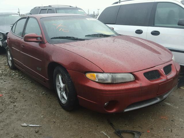 1G2WR5211YF227665 - 2000 PONTIAC GRAND PRIX MAROON photo 1