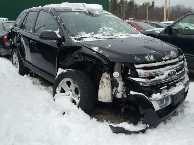 2FMDK4JC8EBA13477 - 2014 FORD EDGE SEL BLACK photo 1