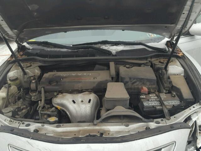 4T1BE46K68U253740 - 2008 TOYOTA CAMRY CE SILVER photo 7