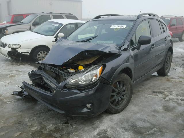 JF2GPAVC5E8301313 - 2014 SUBARU XV CROSSTR BLACK photo 2