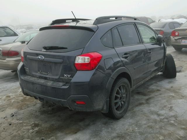 JF2GPAVC5E8301313 - 2014 SUBARU XV CROSSTR BLACK photo 4