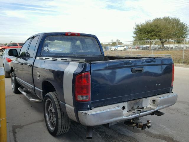 1D7HA18236S659236 - 2006 DODGE RAM 1500 S BLUE photo 3