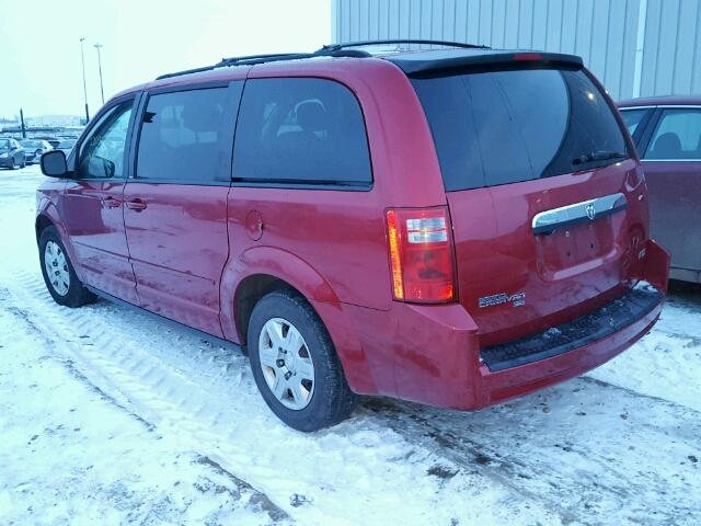 2D8HN44H28R784566 - 2008 DODGE GRAND CARA RED photo 3