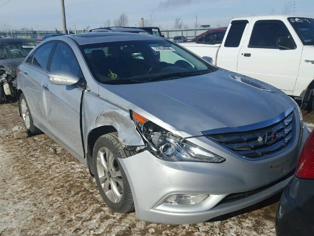 5NPEC4AC5BH142492 - 2011 HYUNDAI SONATA SE SILVER photo 1