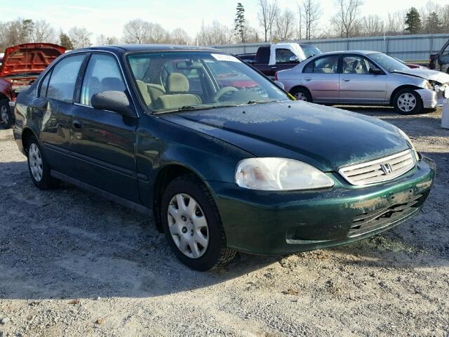 2HGEJ6670XH573515 - 1999 HONDA CIVIC LX GREEN photo 1