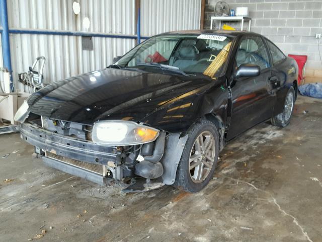 1G1JC12F547212465 - 2004 CHEVROLET CAVALIER BLACK photo 2