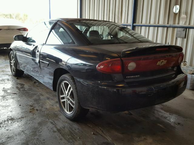 1G1JC12F547212465 - 2004 CHEVROLET CAVALIER BLACK photo 3