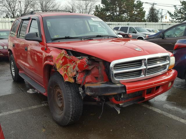 1D4HS48N63F628802 - 2003 DODGE DURANGO SL RED photo 1