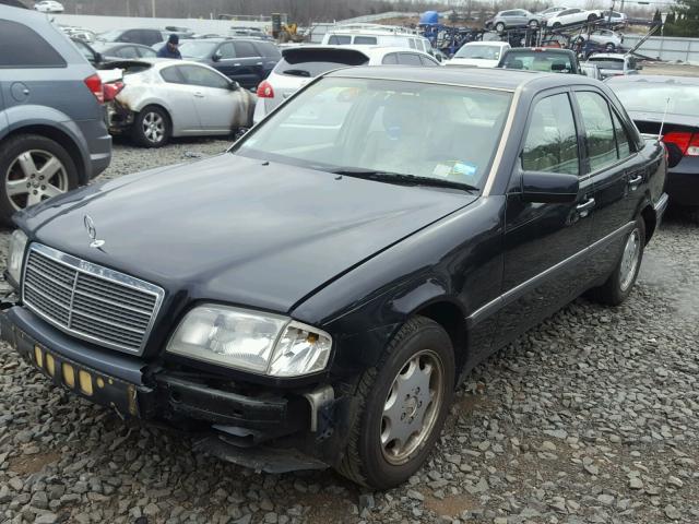 WDBHA22E9SF121743 - 1995 MERCEDES-BENZ C 220 BLACK photo 2