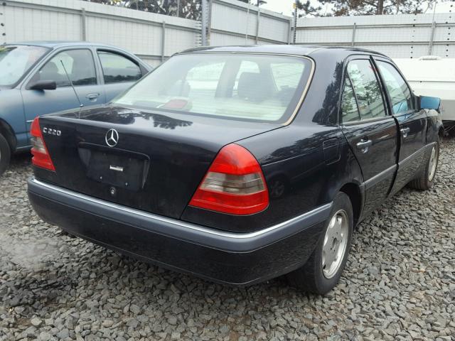 WDBHA22E9SF121743 - 1995 MERCEDES-BENZ C 220 BLACK photo 4