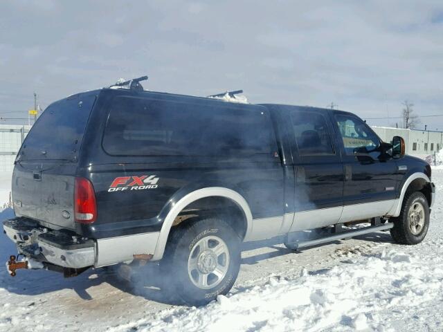 1FTSW21P35EB16768 - 2005 FORD F250 SUPER BLACK photo 4