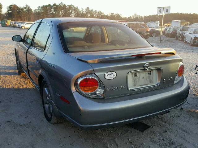 JN1DA31A53T410192 - 2003 NISSAN MAXIMA GLE GRAY photo 3