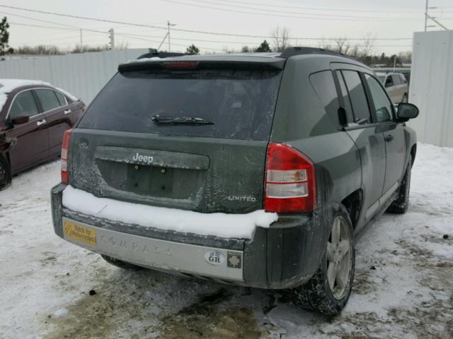 1J8FT57W17D117042 - 2007 JEEP COMPASS LI GREEN photo 4