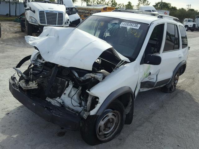 KNDJB723925158518 - 2002 KIA SPORTAGE WHITE photo 2