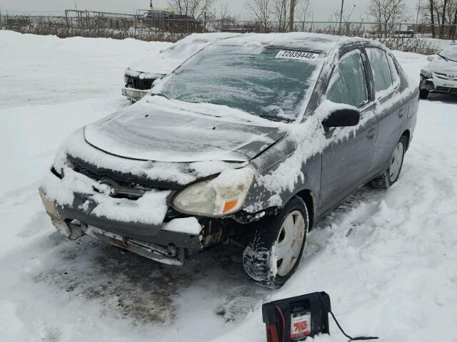 JTDBT123430309164 - 2003 TOYOTA ECHO GRAY photo 2