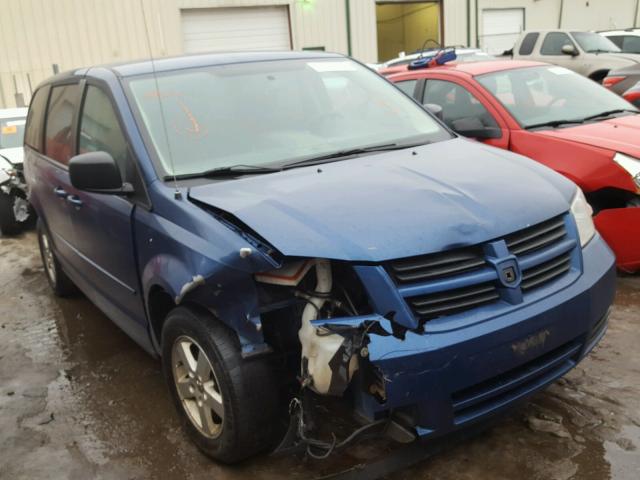 2D4RN4DE0AR144065 - 2010 DODGE GRAND CARA BLUE photo 1