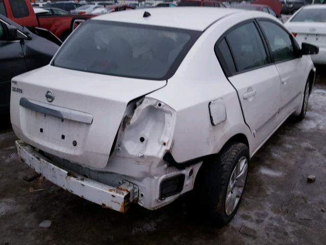 3N1AB6AP6AL649449 - 2010 NISSAN SENTRA 2.0 WHITE photo 4