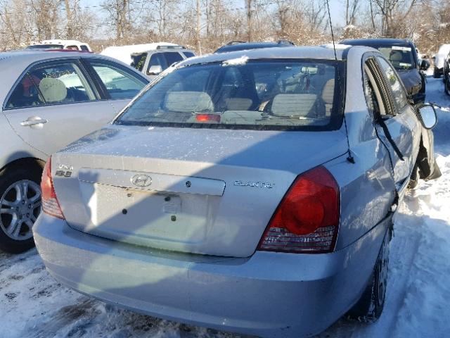 KMHDN46D05U187546 - 2005 HYUNDAI ELANTRA GL SILVER photo 4