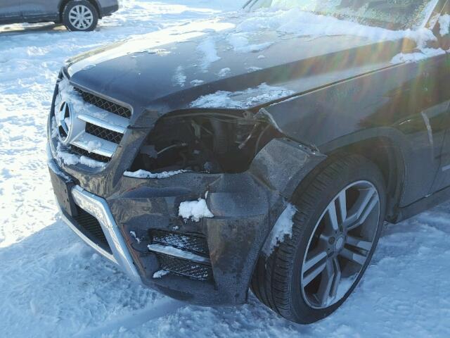 WDCGG8JB3DG155643 - 2013 MERCEDES-BENZ GLK 350 4M BLACK photo 9