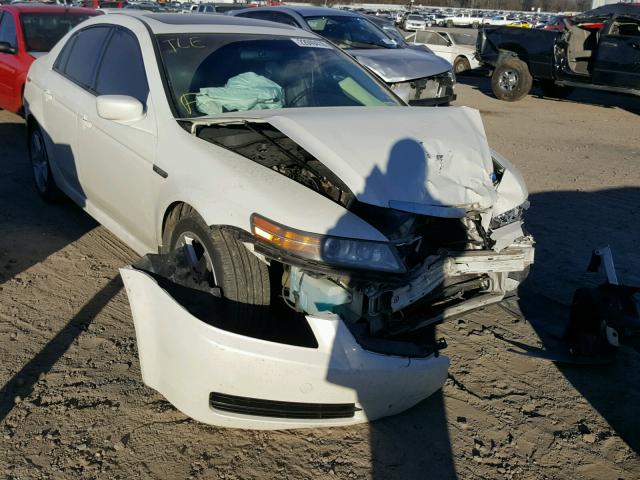 19UUA66254A065034 - 2004 ACURA TL WHITE photo 1